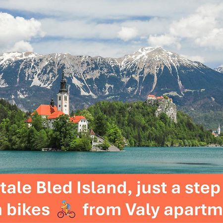 Apartment Valy - Free Bikes, Relaxing Terrace & Near Блед Екстериор снимка