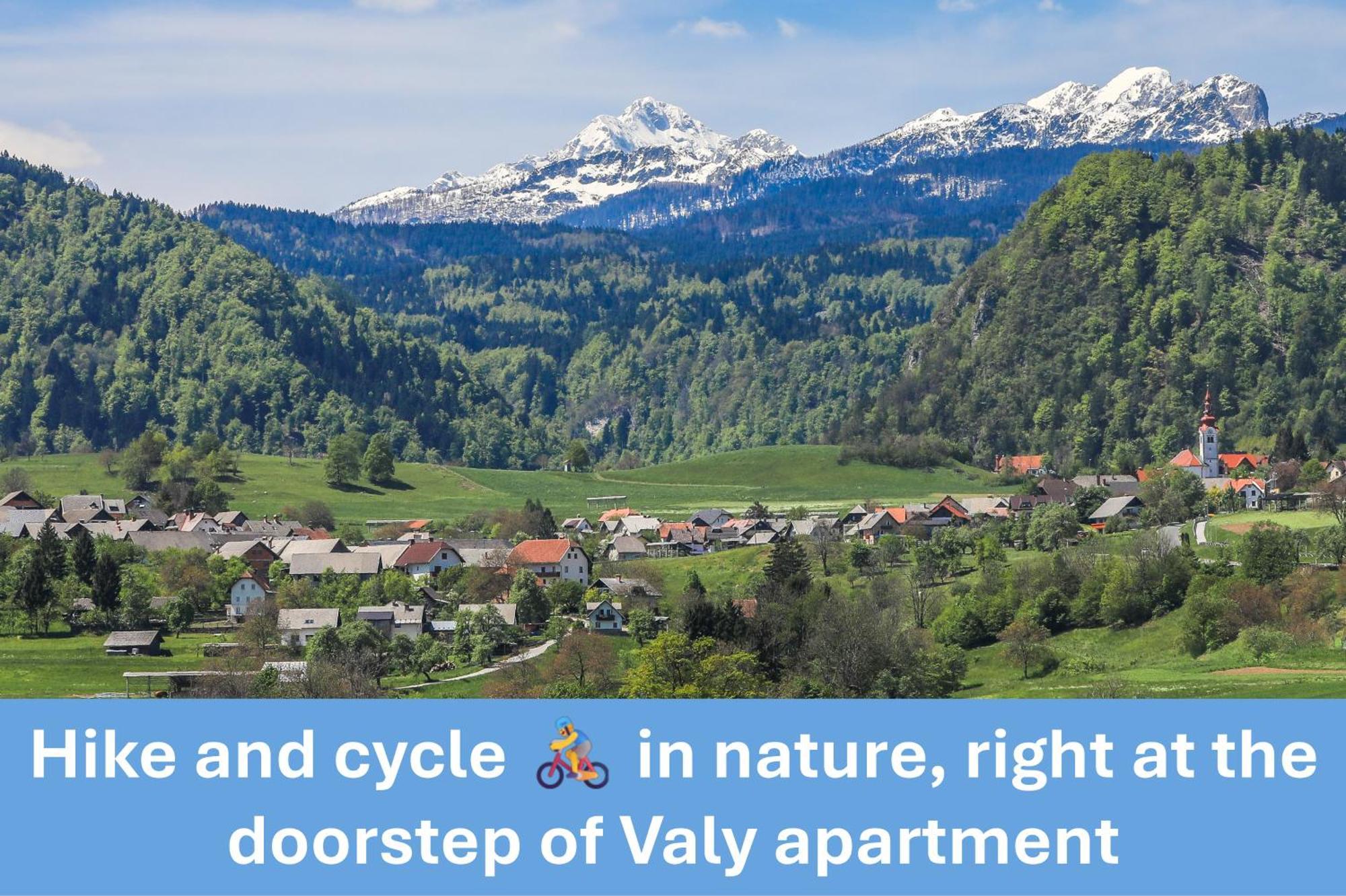 Apartment Valy - Free Bikes, Relaxing Terrace & Near Блед Екстериор снимка